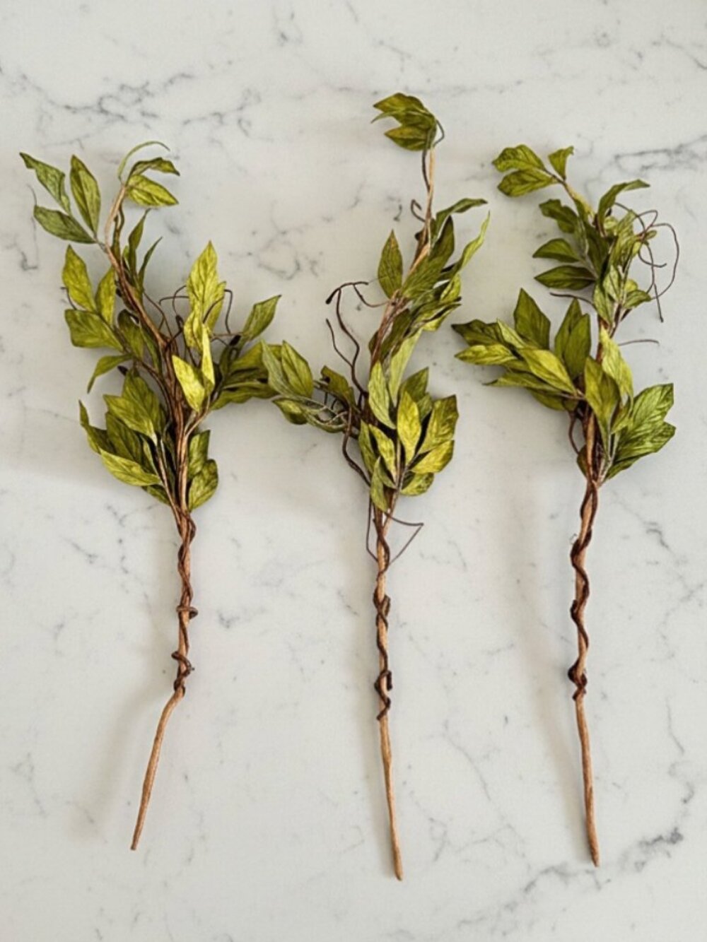 Set/3 Green Leafy Sprays